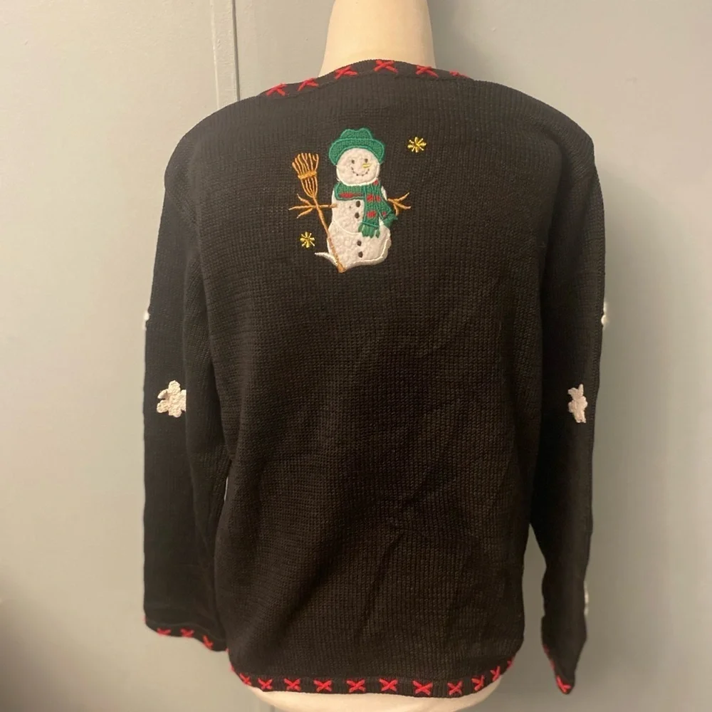 Studio Ho Ho Ho Snowmen Christmas sweater - Picture 10 of 12